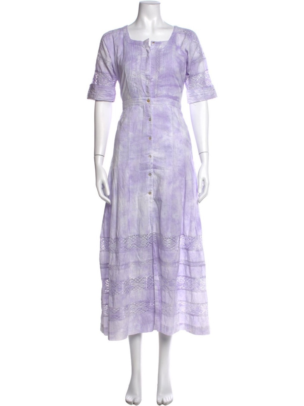 LoveShackFancy Edie Dress
Violet Splash Hand Dye